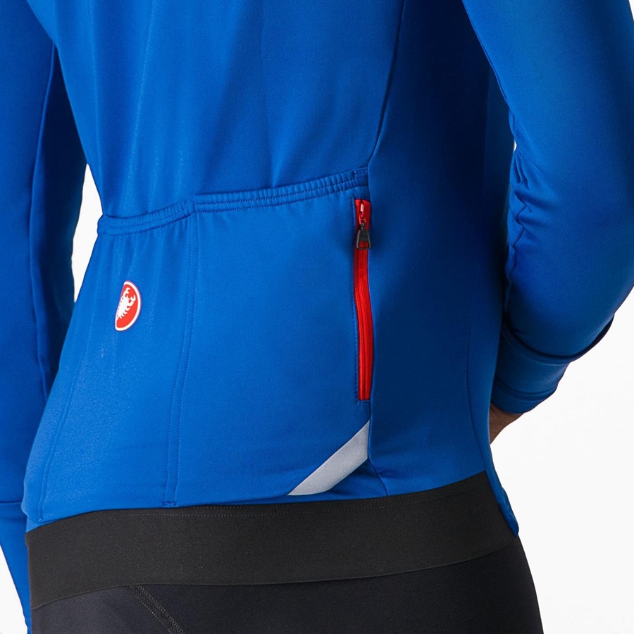 Castelli FLY LS Trikot Herren Blau | 76802-MSYZ