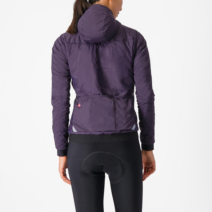 Castelli FLY THERMAL W Jacken Damen Lila | 50378-RUVW