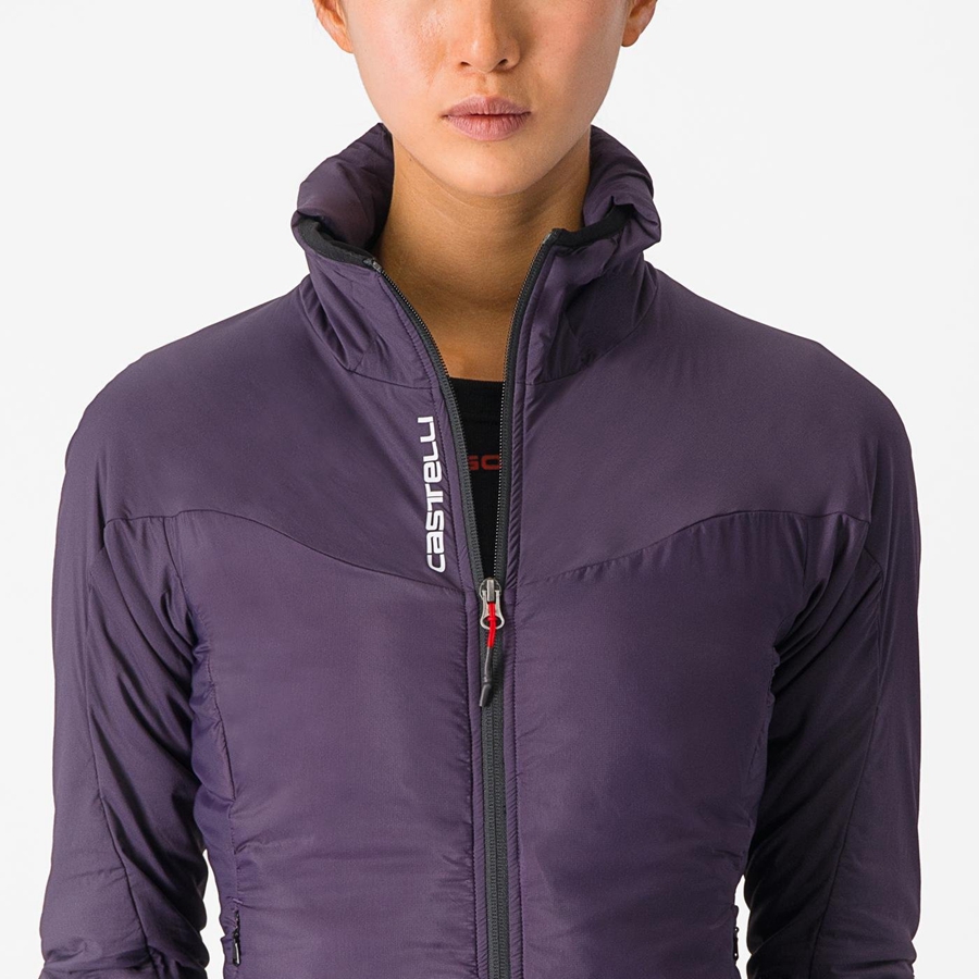 Castelli FLY THERMAL W Jacken Damen Lila | 50378-RUVW