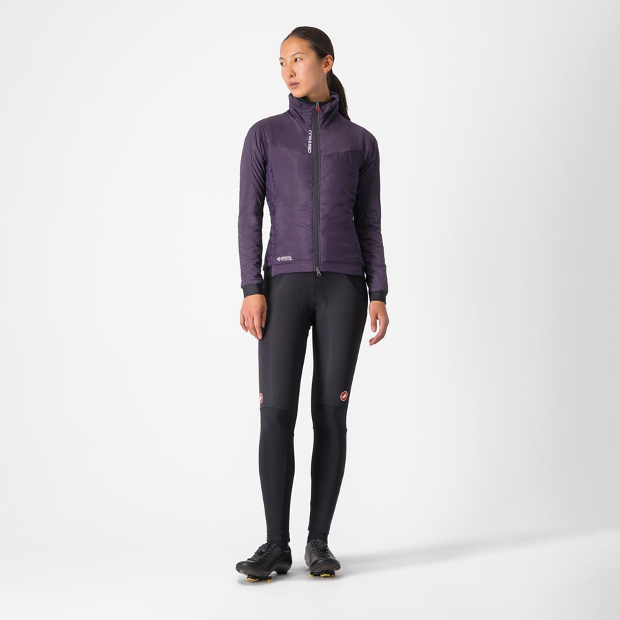 Castelli FLY THERMAL W Jacken Damen Lila | 50378-RUVW