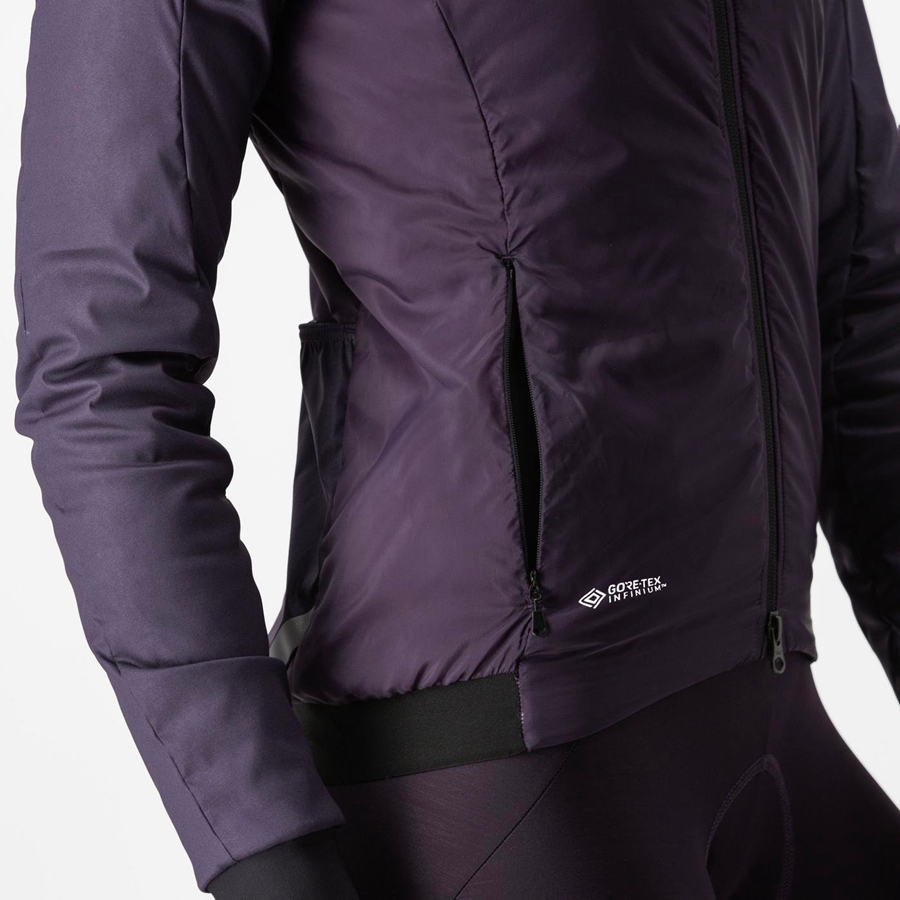 Castelli FLY THERMAL W Jacken Damen Lila | 50378-RUVW