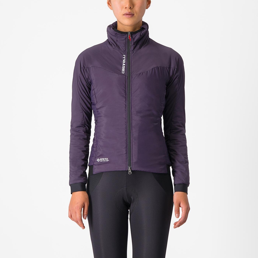 Castelli FLY THERMAL W Jacken Damen Lila | 50378-RUVW