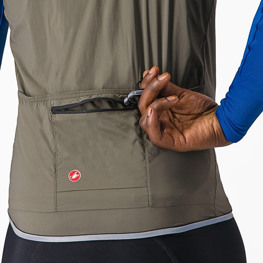 Castelli FLY Weste Herren Blau | 50182-WZYV