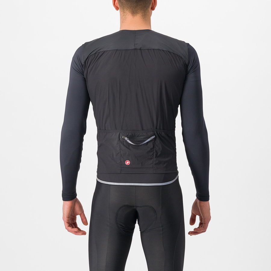 Castelli FLY Weste Herren Schwarz | 68035-YMWE