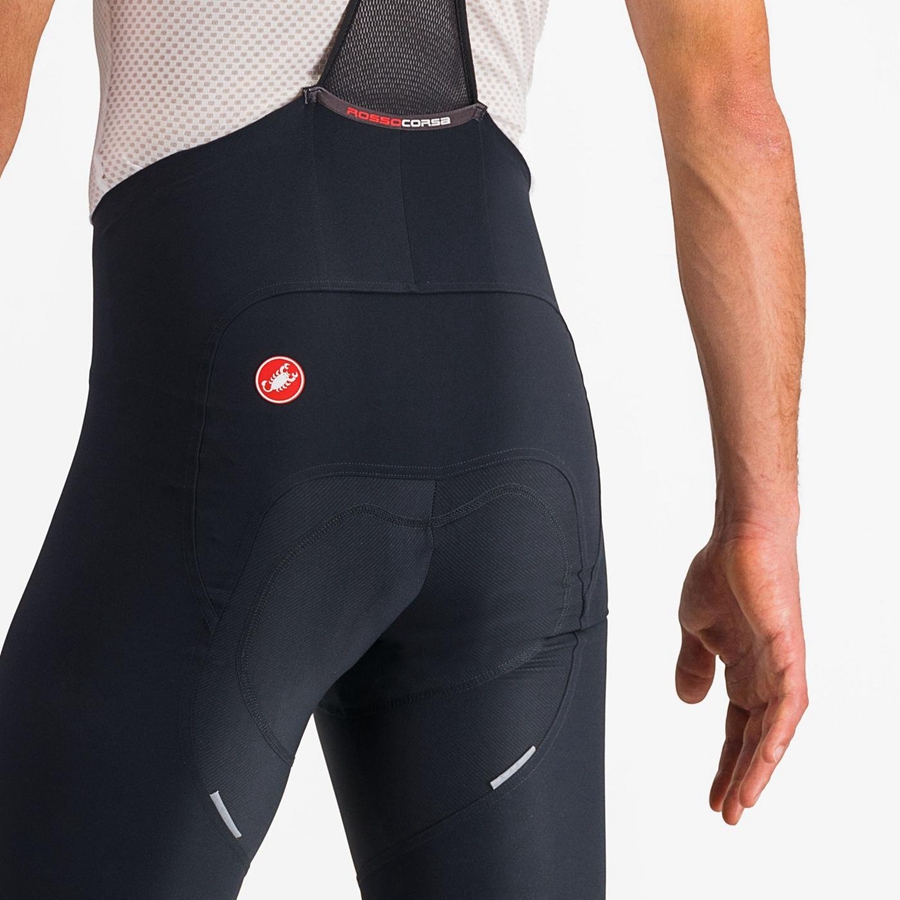 Castelli FREE AERO RC CLASSIC Shorts Mit Latz Herren Schwarz Weiß | 36758-KOYD