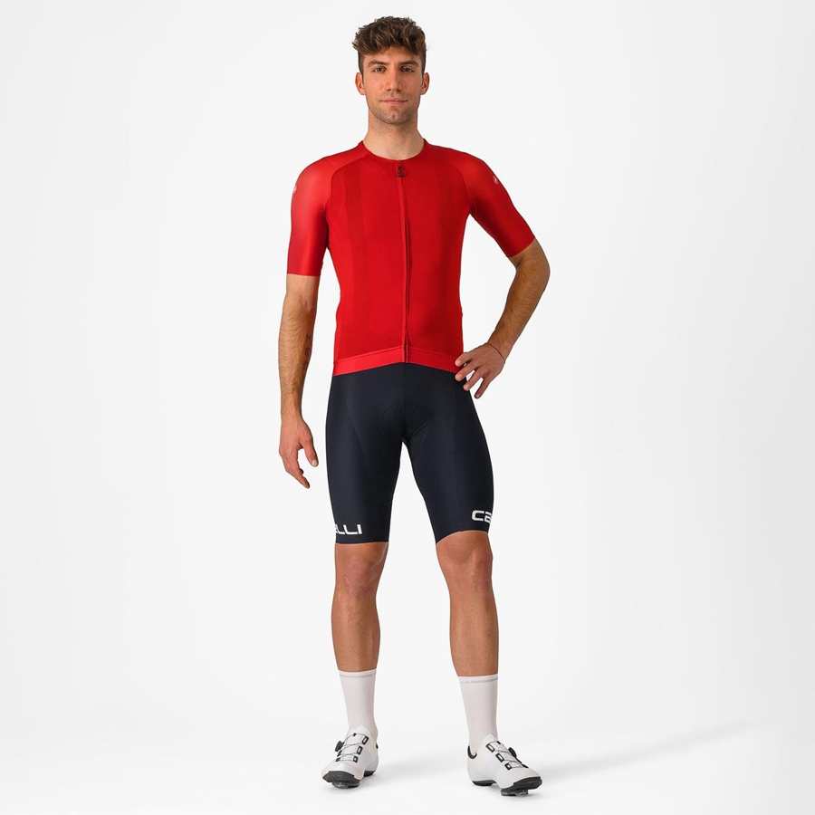 Castelli FREE AERO RC CLASSIC Shorts Mit Latz Herren Schwarz Weiß | 36758-KOYD