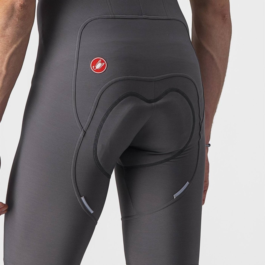 Castelli FREE AERO RC Strumpfhose Mit Latz Herren Dunkelgrau | 25687-XWQK