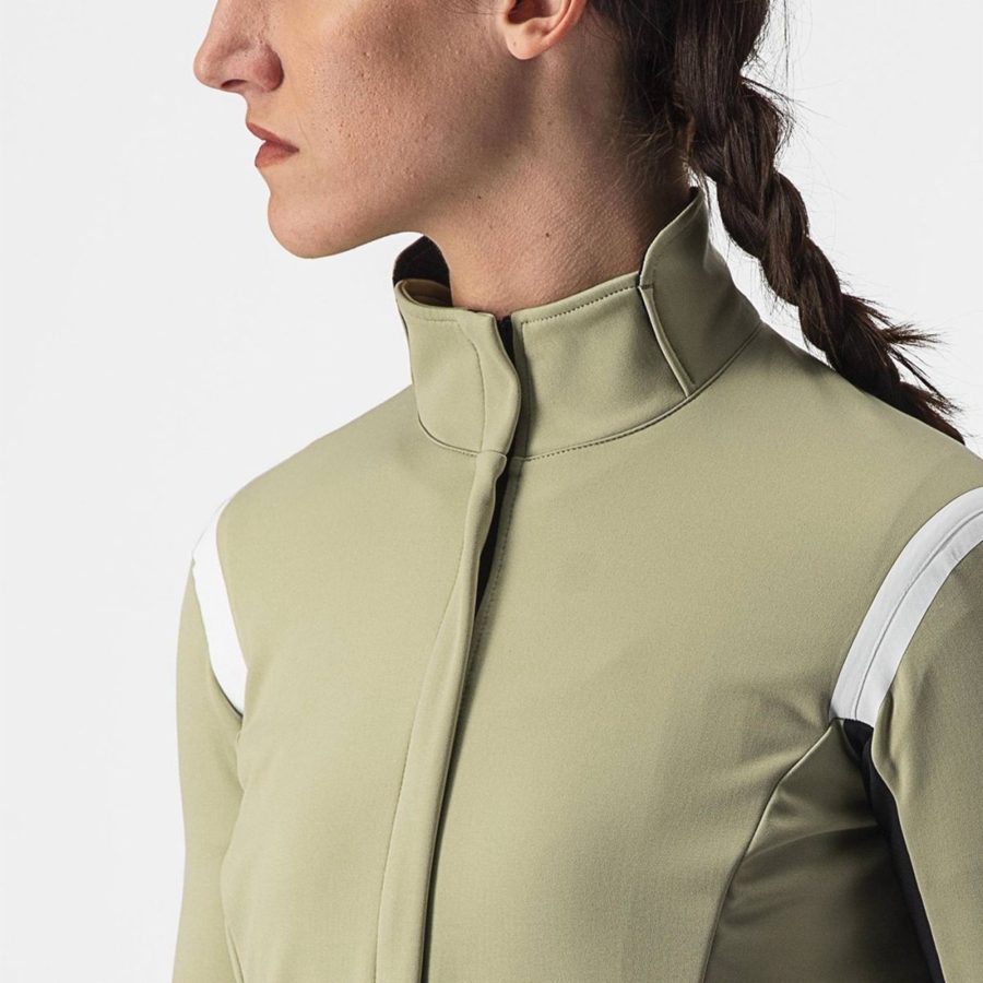 Castelli GABBA RoS 2 W Jacken Damen Grün | 95632-KEPD