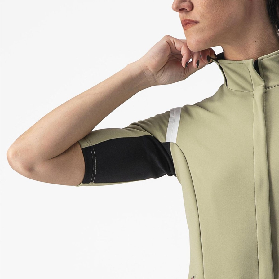 Castelli GABBA RoS 2 W Jacken Damen Grün | 95632-KEPD