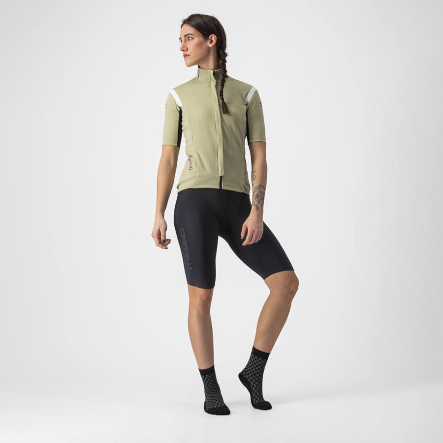 Castelli GABBA RoS 2 W Jacken Damen Grün | 95632-KEPD