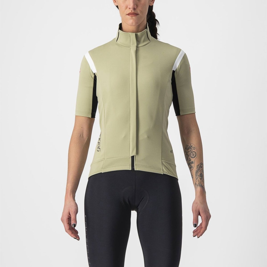 Castelli GABBA RoS 2 W Jacken Damen Grün | 95632-KEPD