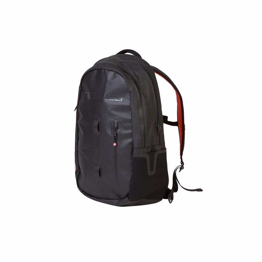 Castelli GEAR BACKPACK Taschen Damen Schwarz | 57426-XJSU