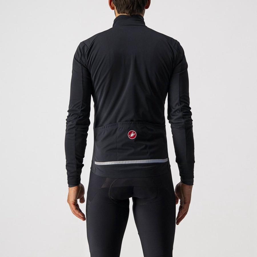 Castelli GO Jacken Herren Schwarz Weiß | 80216-THWA