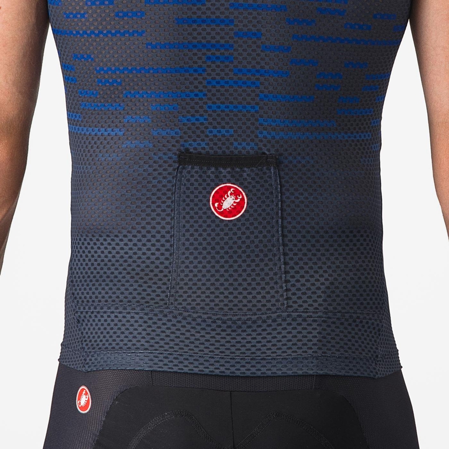 Castelli INSIDER SLEEVELESS Trikot Herren Blau | 84107-ZMNF