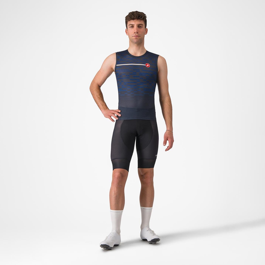 Castelli INSIDER SLEEVELESS Trikot Herren Blau | 84107-ZMNF