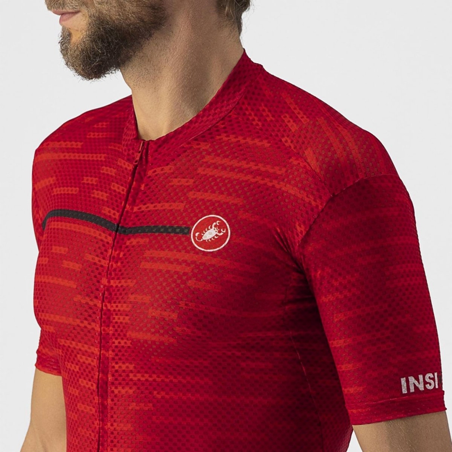 Castelli INSIDER Trikot Herren Dunkelrot | 12069-GJYV