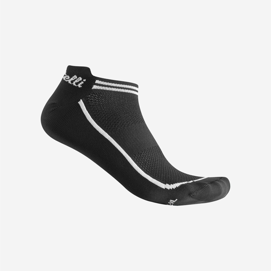 Castelli INVISIBILE Socken Damen Schwarz | 36084-QKLU