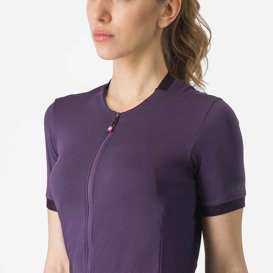 Castelli LIBERA Trikot Damen Lila | 69231-QDZY