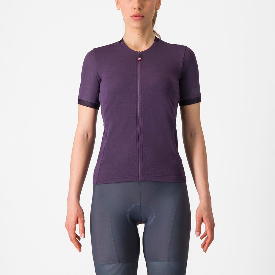 Castelli LIBERA Trikot Damen Lila | 69231-QDZY