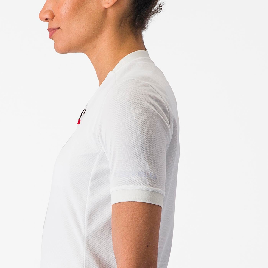 Castelli LIBERA Trikot Damen Weiß | 04857-ZCMU