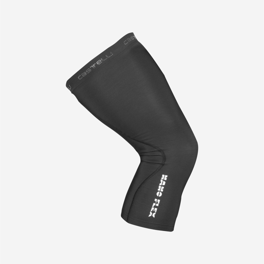 Castelli NANO FLEX 3G KNEEWARMER Beinwärmer Damen Schwarz | 43671-EUVG