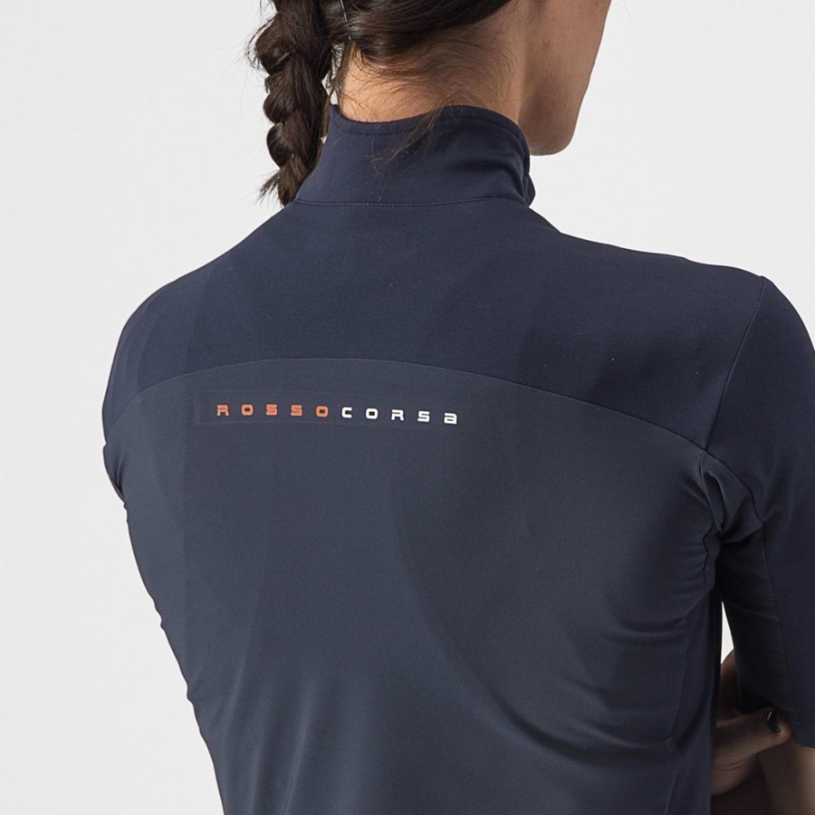 Castelli PERFETTO RoS 2W WIND Jacken Damen Blau | 36794-EGOD