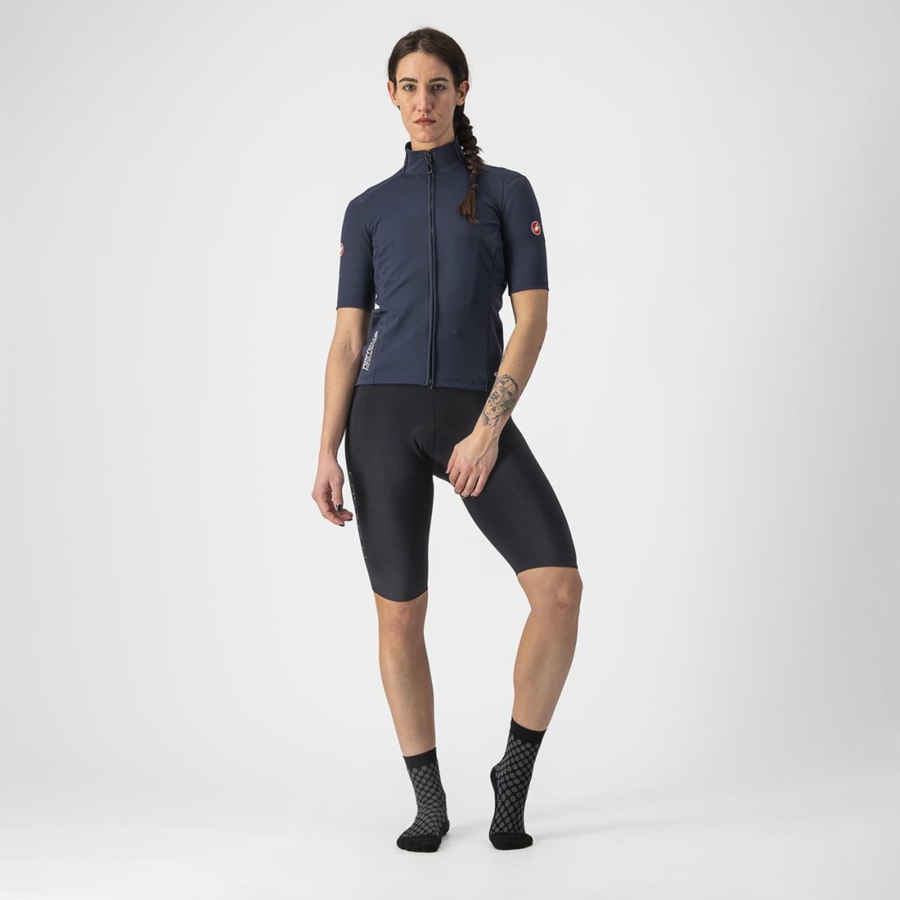 Castelli PERFETTO RoS 2W WIND Jacken Damen Blau | 36794-EGOD