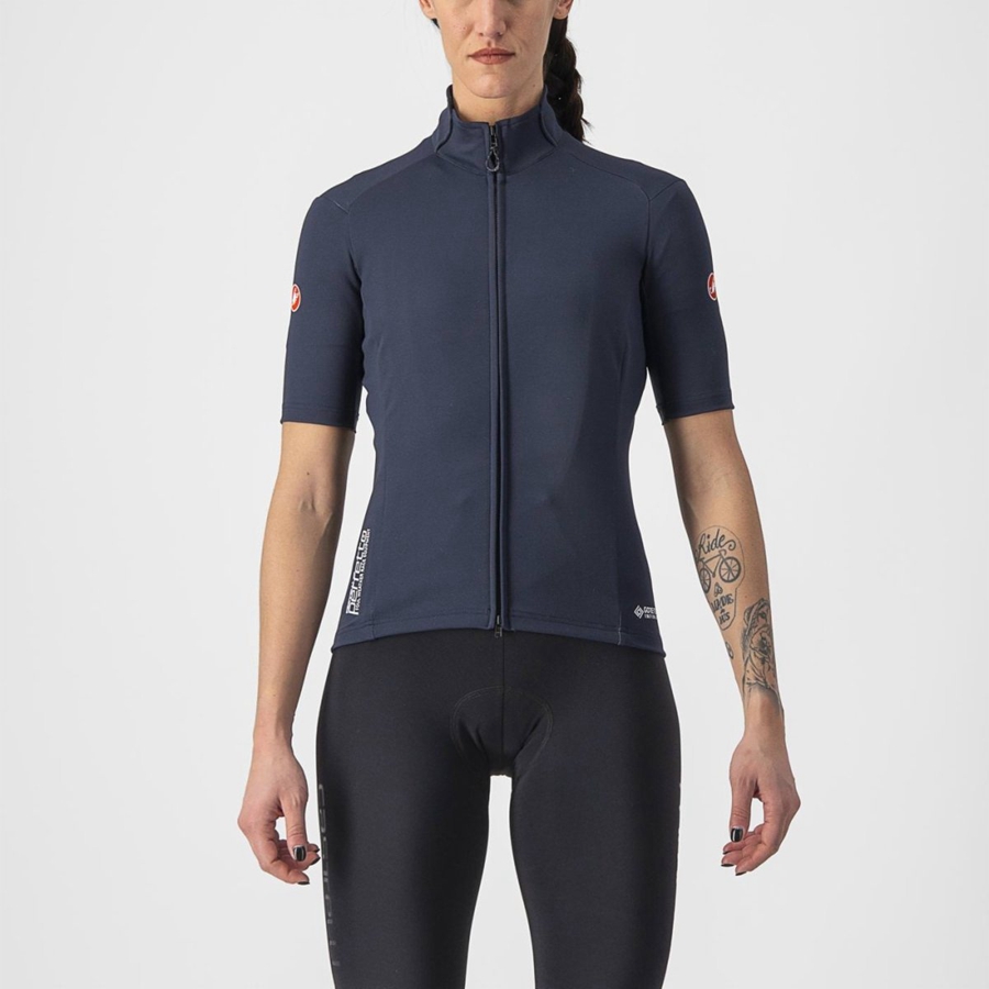 Castelli PERFETTO RoS 2W WIND Jacken Damen Blau | 36794-EGOD