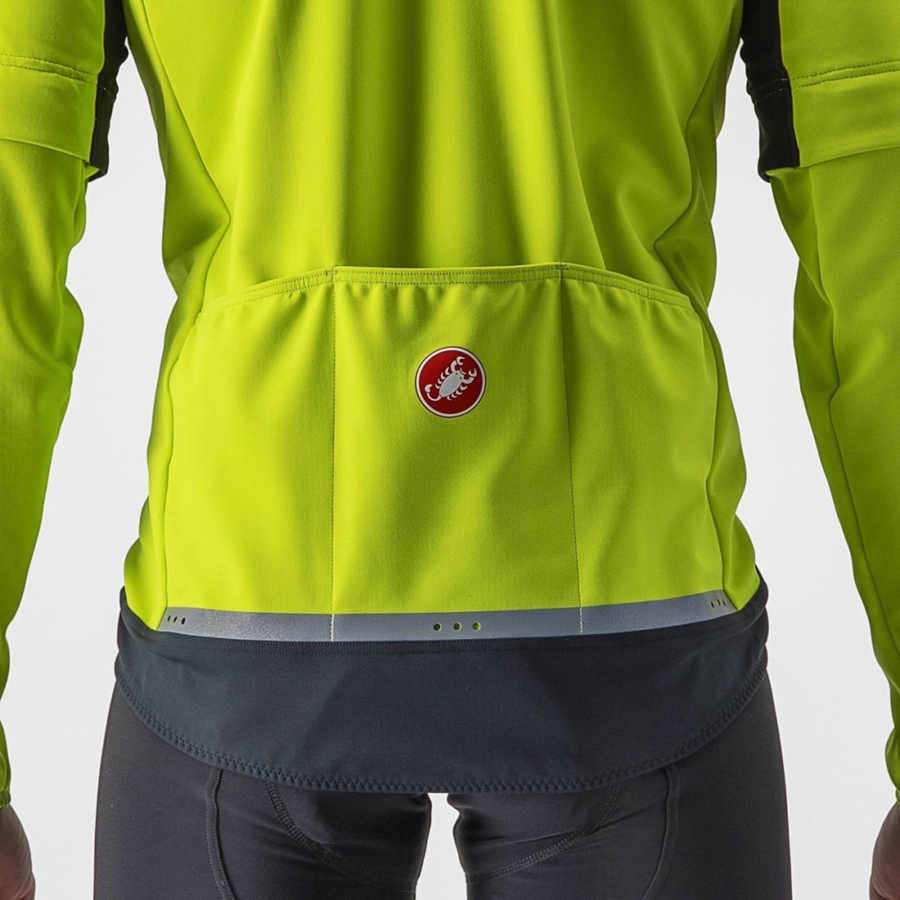 Castelli PERFETTO RoS 2 CONVERTIBLE Jacken Herren Hellgrün Dunkelgrau | 90154-WEKY