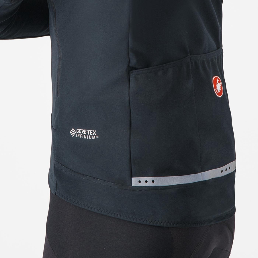 Castelli PERFETTO RoS 2 CONVERTIBLE Jacken Herren Schwarz Schwarz | 43689-PQRN