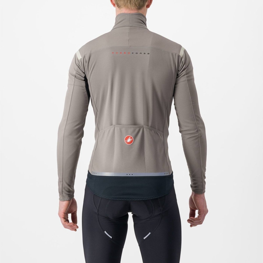 Castelli PERFETTO RoS 2 Jacken Herren Grau Khaki Grau | 97014-PUAW