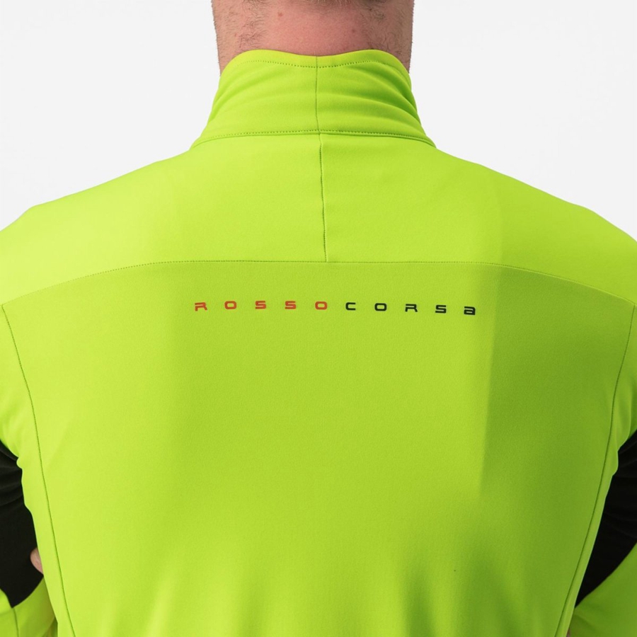 Castelli PERFETTO RoS 2 Jacken Herren Hellgrün Dunkelgrau | 74865-LUSZ