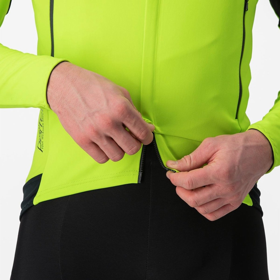 Castelli PERFETTO RoS 2 Jacken Herren Hellgrün Dunkelgrau | 74865-LUSZ