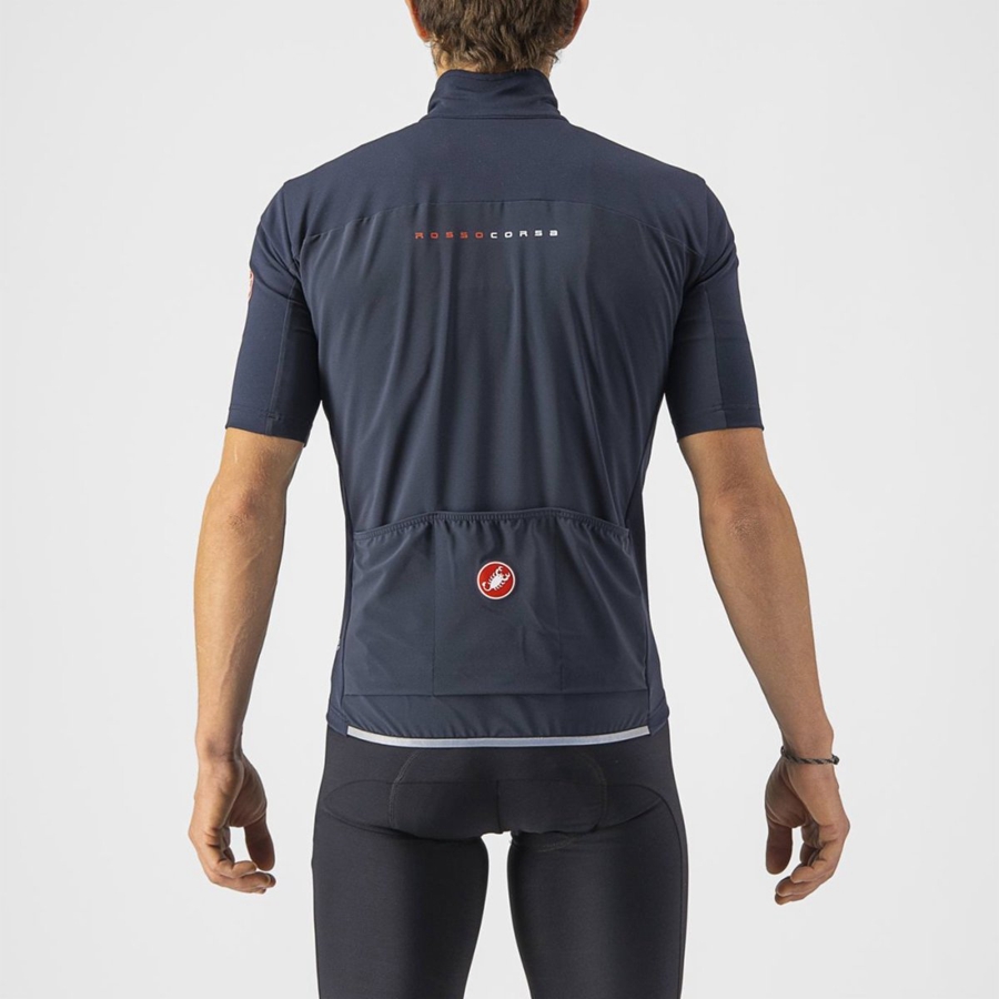 Castelli PERFETTO RoS 2 WIND Jacken Herren Blau | 72960-AOPS