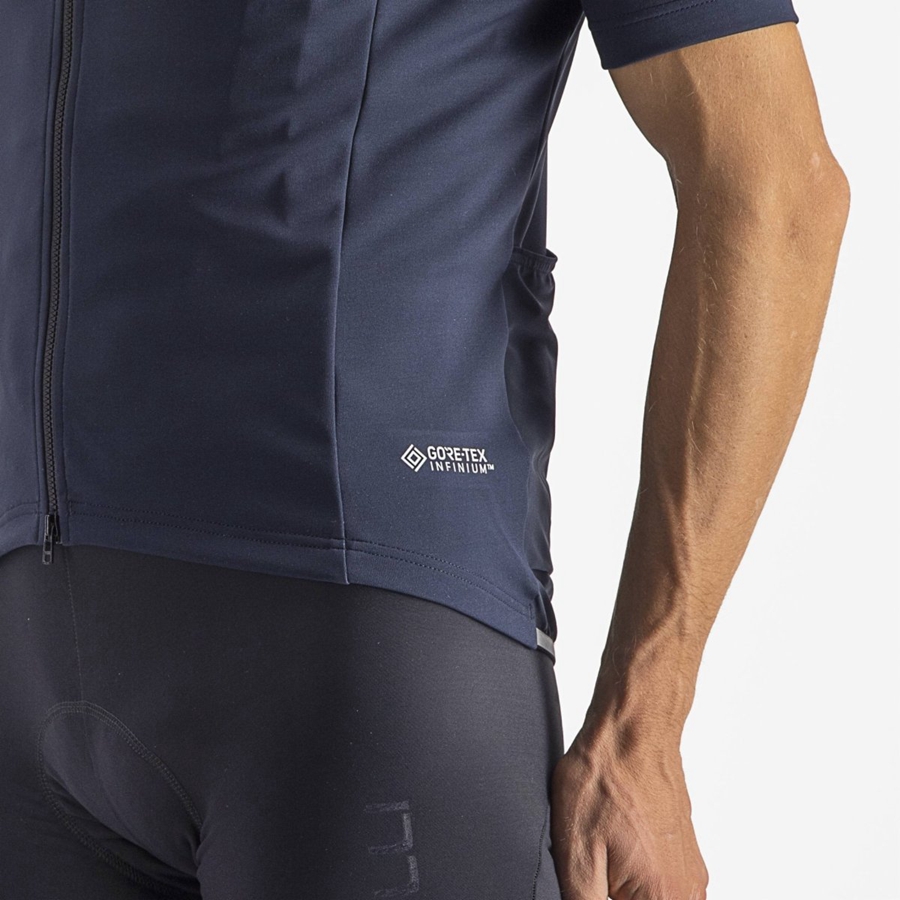 Castelli PERFETTO RoS 2 WIND Jacken Herren Blau | 72960-AOPS