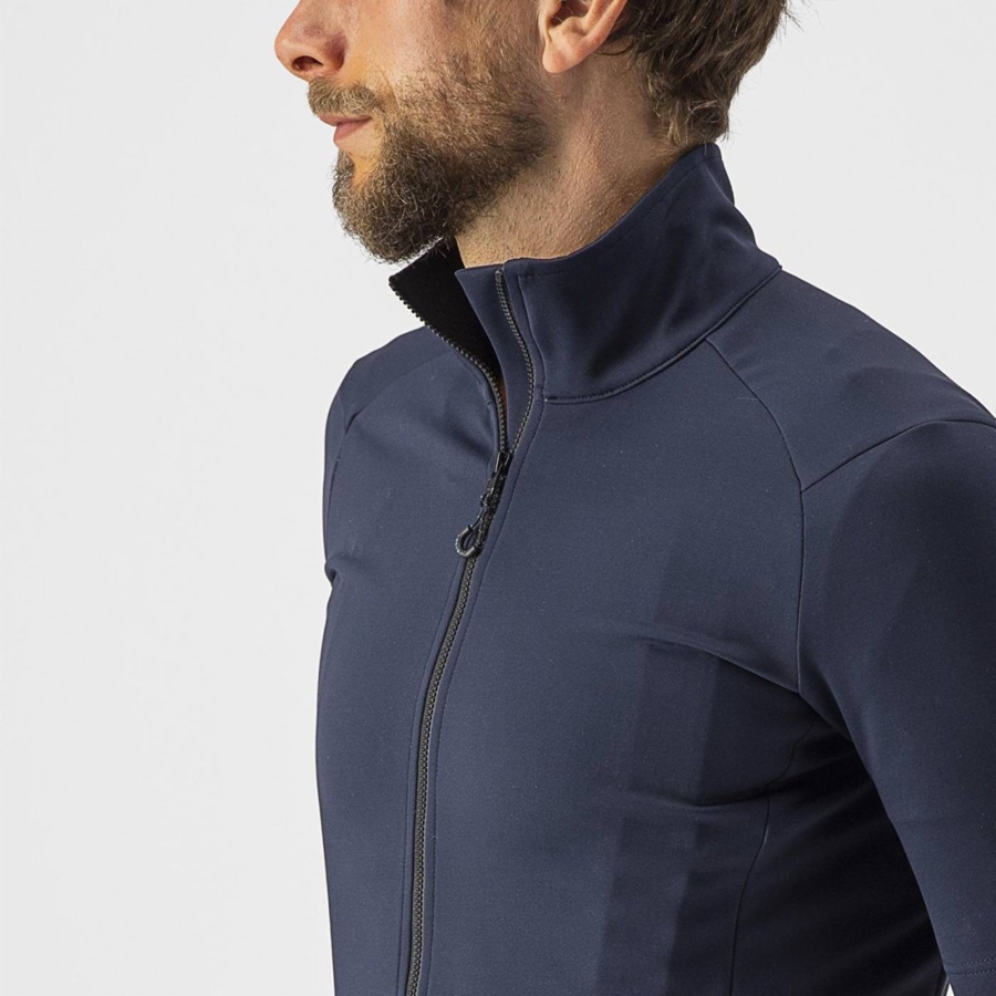 Castelli PERFETTO RoS 2 WIND Jacken Herren Blau | 72960-AOPS