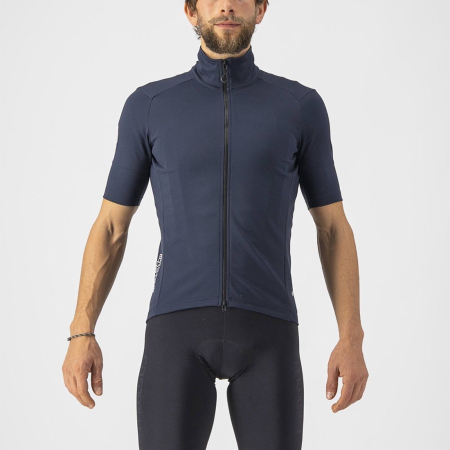 Castelli PERFETTO RoS 2 WIND Jacken Herren Blau | 72960-AOPS