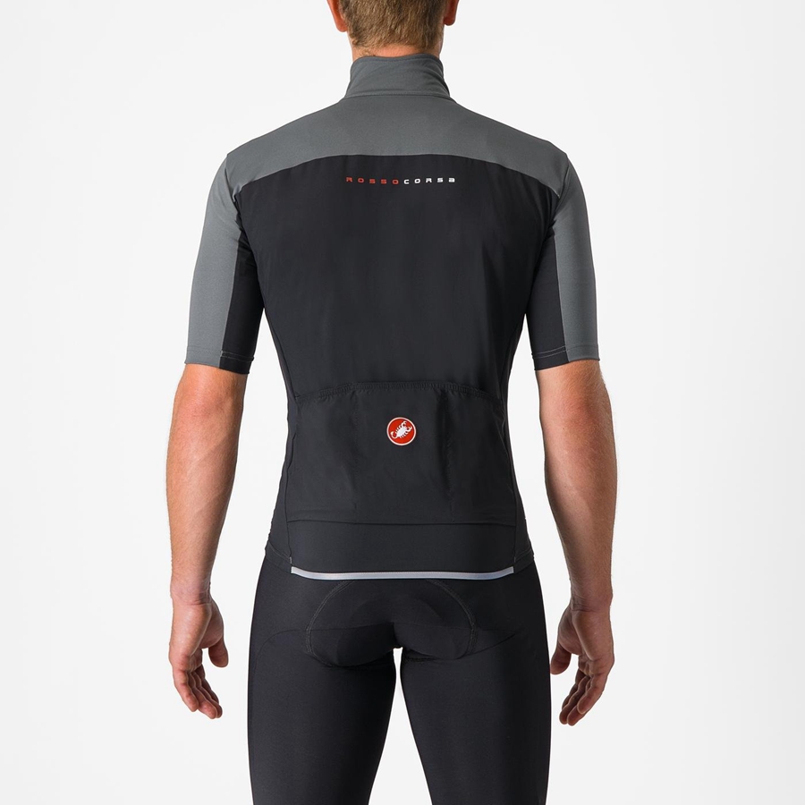 Castelli PERFETTO RoS 2 WIND Jacken Herren Grau | 47520-PJOA