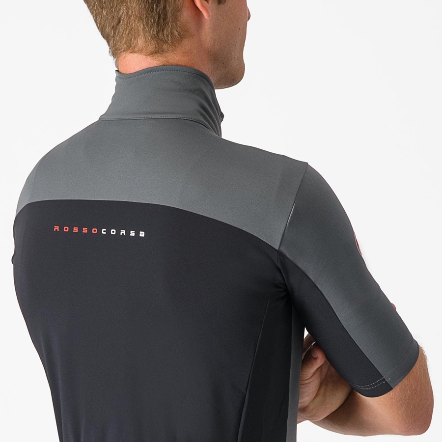 Castelli PERFETTO RoS 2 WIND Jacken Herren Grau | 47520-PJOA