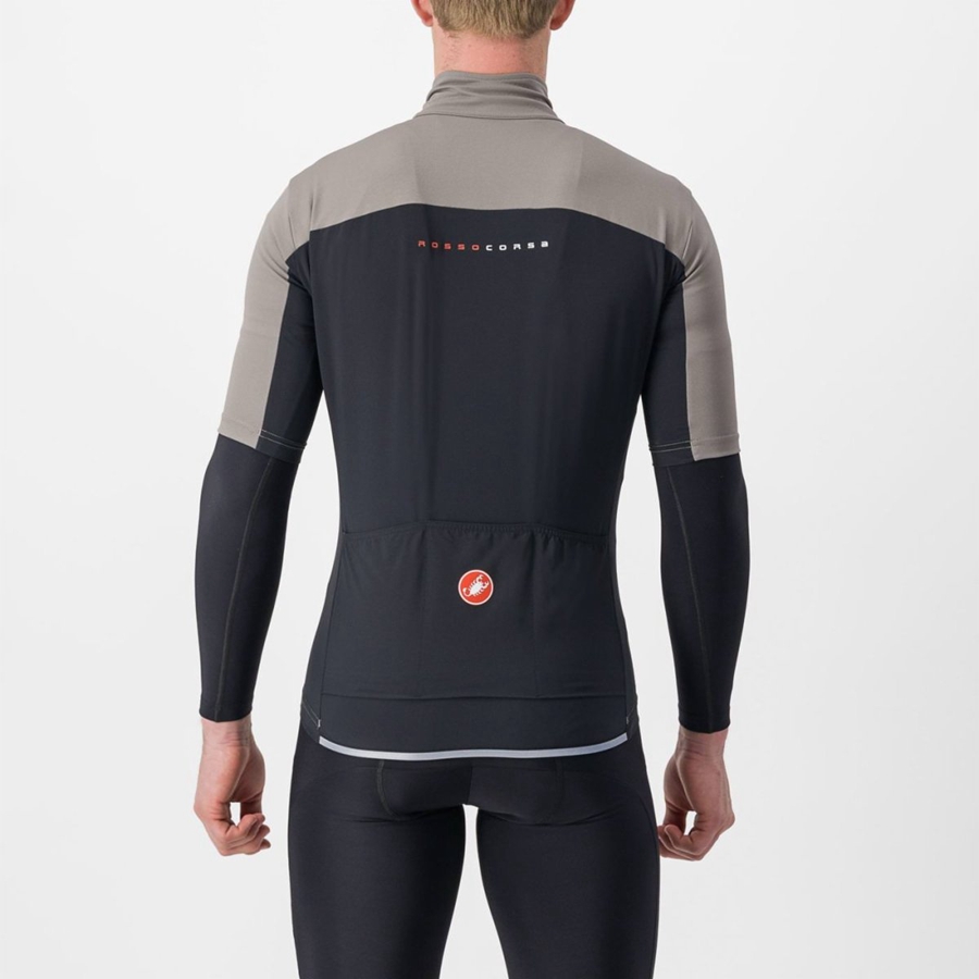 Castelli PERFETTO RoS 2 WIND Jacken Herren Grau | 93084-SDIZ