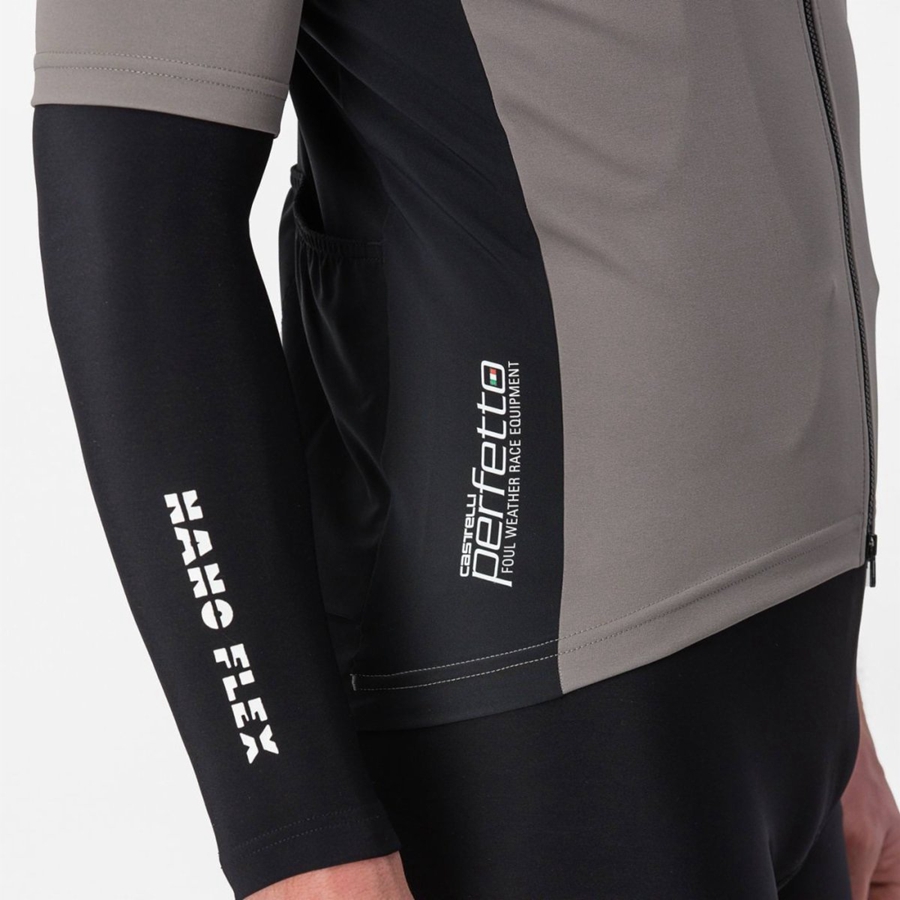 Castelli PERFETTO RoS 2 WIND Jacken Herren Grau | 93084-SDIZ