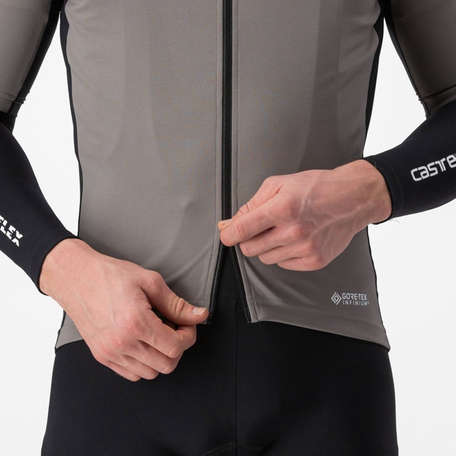 Castelli PERFETTO RoS 2 WIND Jacken Herren Grau | 93084-SDIZ