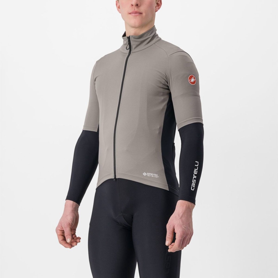 Castelli PERFETTO RoS 2 WIND Jacken Herren Grau | 93084-SDIZ