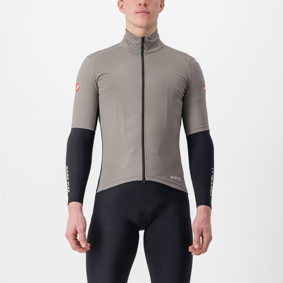 Castelli PERFETTO RoS 2 WIND Jacken Herren Grau | 93084-SDIZ