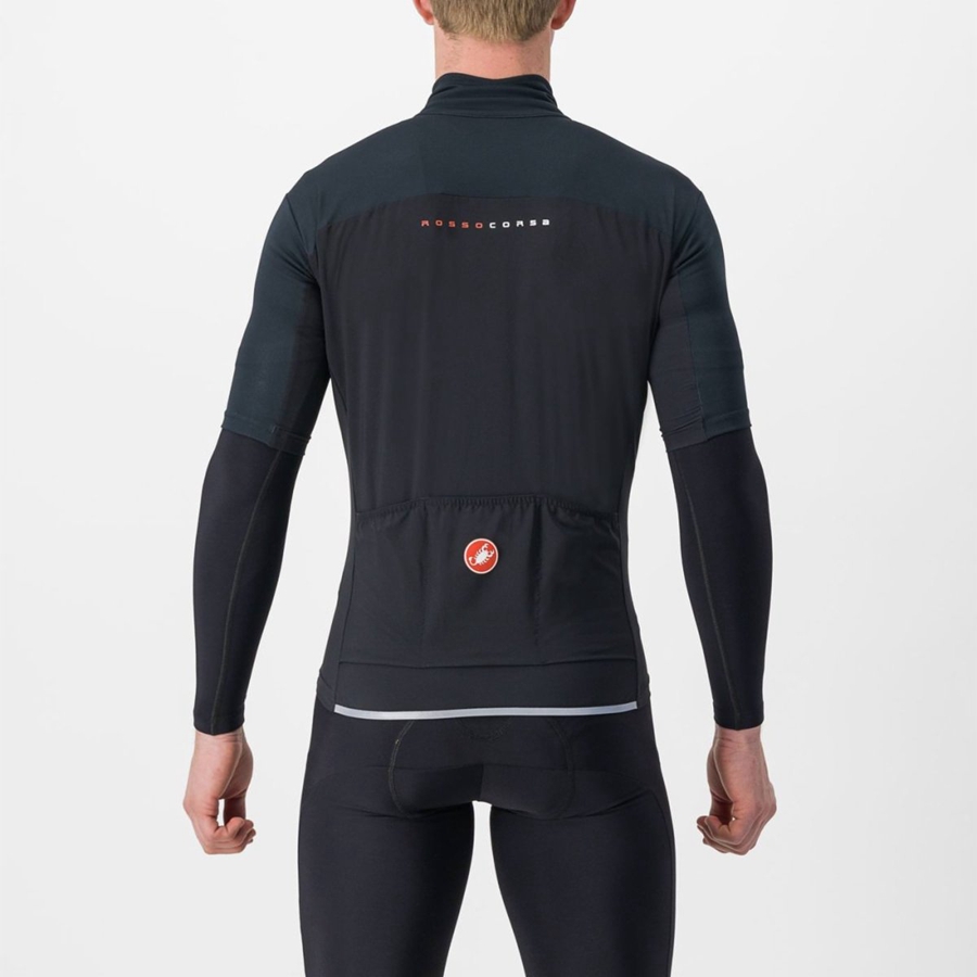 Castelli PERFETTO RoS 2 WIND Jacken Herren Schwarz | 13480-TZNF