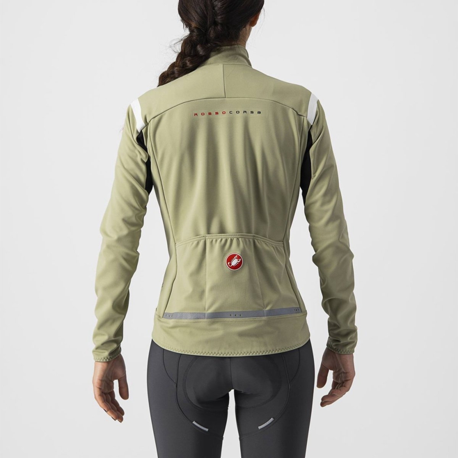 Castelli PERFETTO RoS 2 W Jacken Damen Grün | 07124-KOBJ