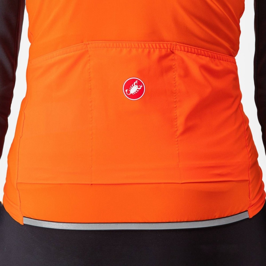 Castelli PERFETTO RoS 2 W Weste Damen Rot Orange | 62534-QKXJ