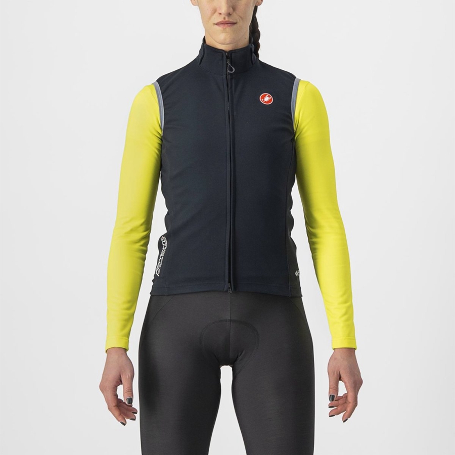 Castelli PERFETTO RoS 2 W Weste Damen Schwarz | 91782-YFHL