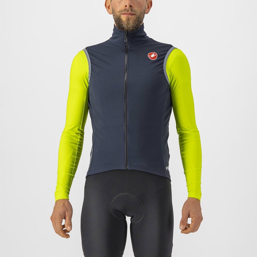 Castelli PERFETTO RoS 2 Weste Herren Blau | 26594-LDZT