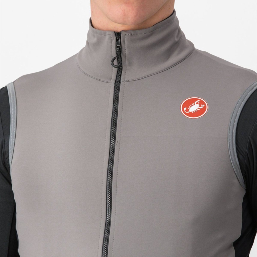 Castelli PERFETTO RoS 2 Weste Herren Grau | 24976-NFJX